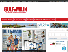 Tablet Screenshot of gulfmainmagazine.com